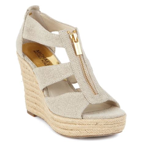 michael michael kors damita platform wedge sandals cheap|michael kors damita wedge sandals.